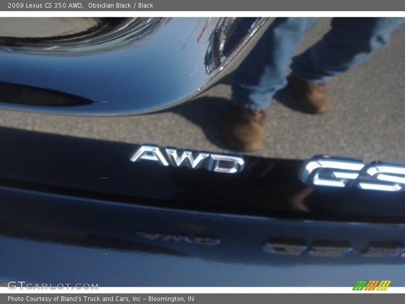 Obsidian Black / Black 2009 Lexus GS 350 AWD