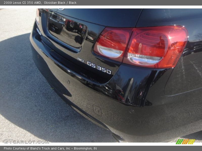Obsidian Black / Black 2009 Lexus GS 350 AWD
