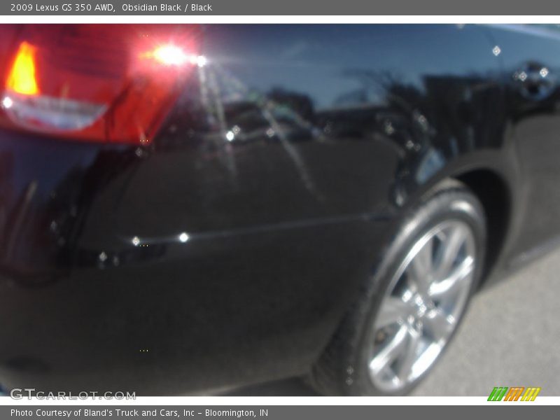 Obsidian Black / Black 2009 Lexus GS 350 AWD