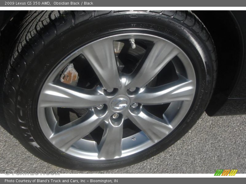 Obsidian Black / Black 2009 Lexus GS 350 AWD
