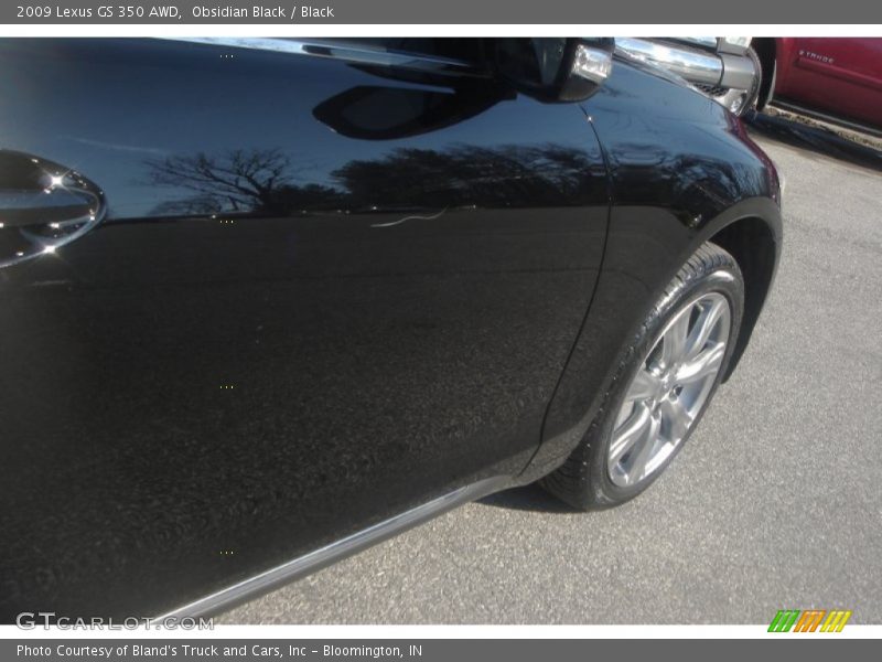 Obsidian Black / Black 2009 Lexus GS 350 AWD