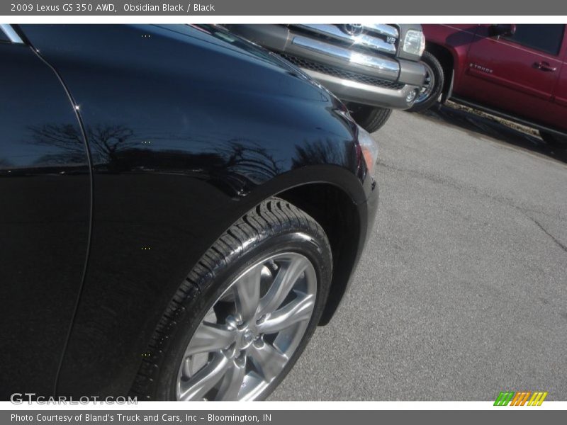 Obsidian Black / Black 2009 Lexus GS 350 AWD