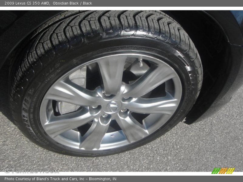 Obsidian Black / Black 2009 Lexus GS 350 AWD