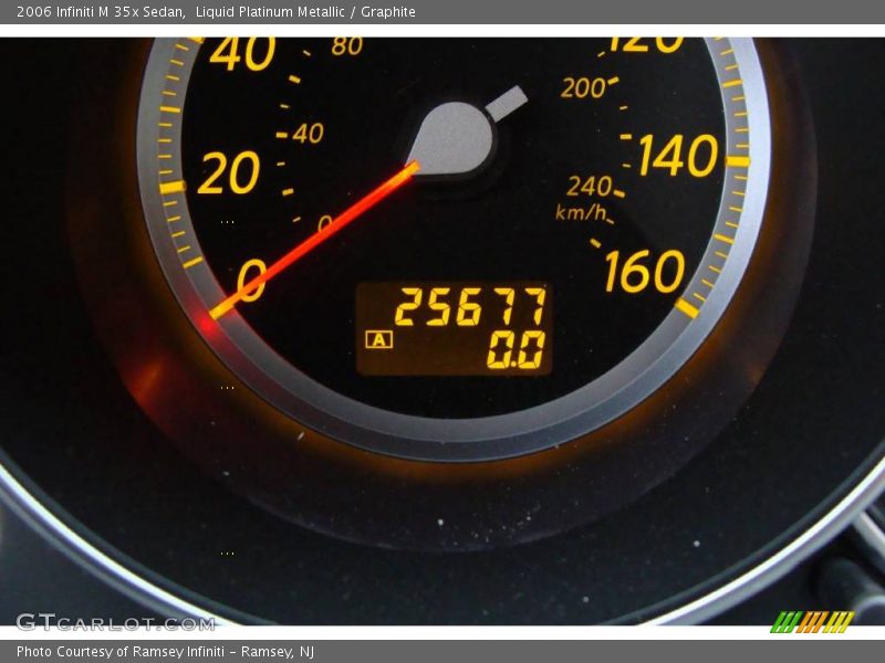 Liquid Platinum Metallic / Graphite 2006 Infiniti M 35x Sedan