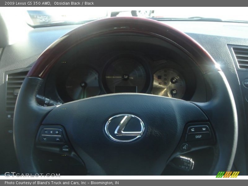 Obsidian Black / Black 2009 Lexus GS 350 AWD