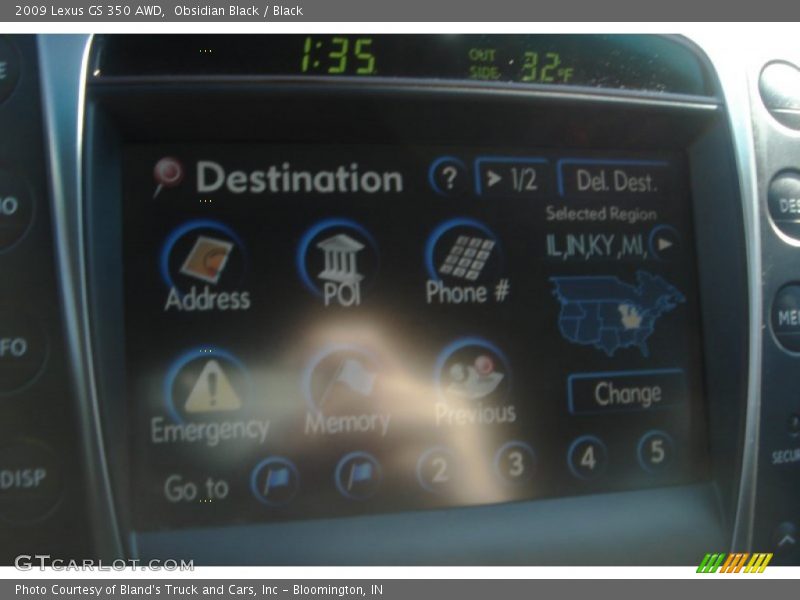 Obsidian Black / Black 2009 Lexus GS 350 AWD