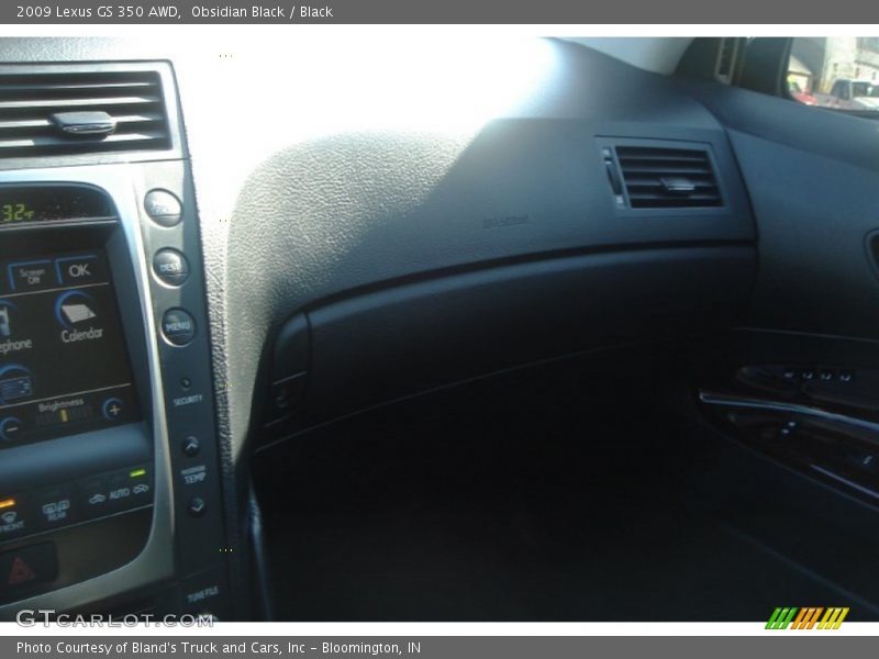 Obsidian Black / Black 2009 Lexus GS 350 AWD