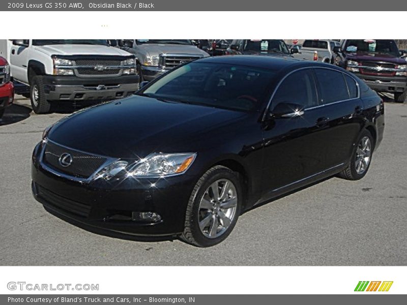 Obsidian Black / Black 2009 Lexus GS 350 AWD