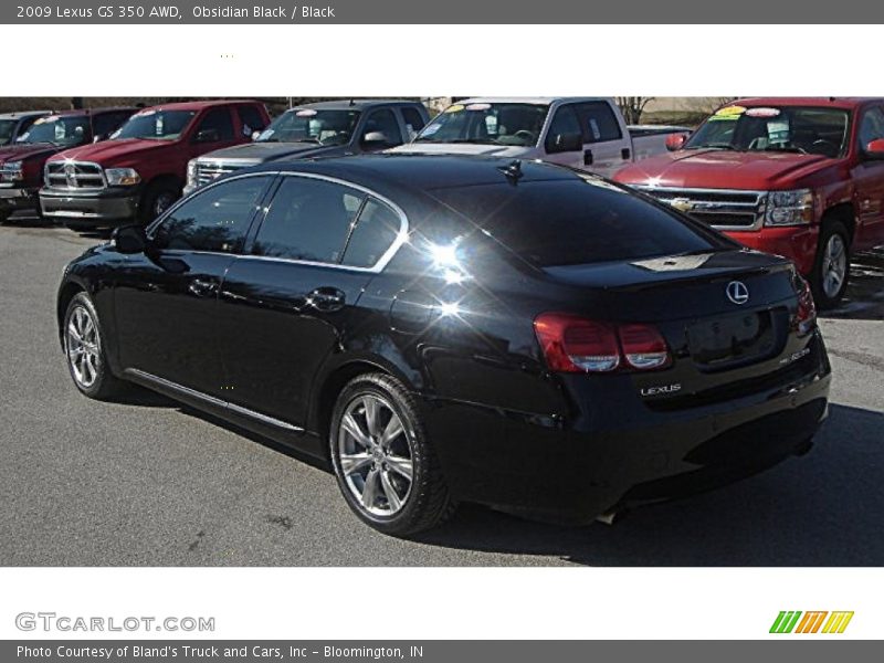 Obsidian Black / Black 2009 Lexus GS 350 AWD