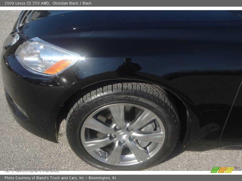 Obsidian Black / Black 2009 Lexus GS 350 AWD