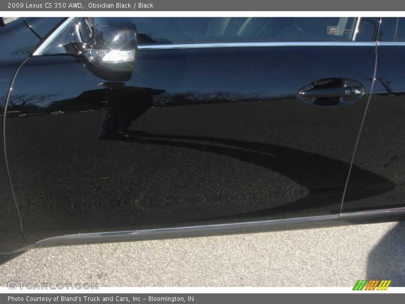 Obsidian Black / Black 2009 Lexus GS 350 AWD