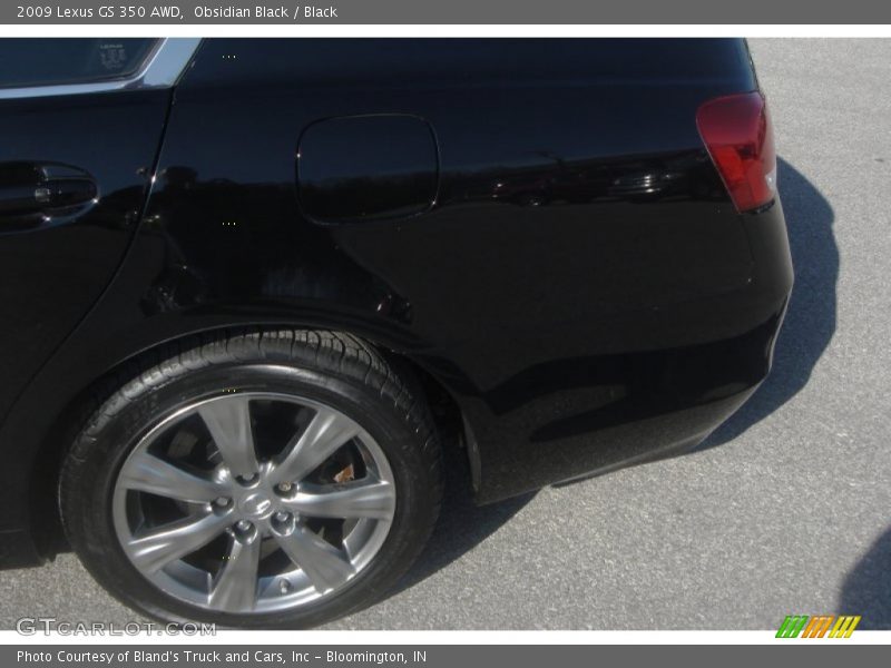 Obsidian Black / Black 2009 Lexus GS 350 AWD