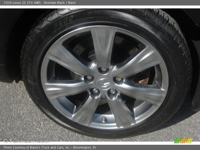 Obsidian Black / Black 2009 Lexus GS 350 AWD