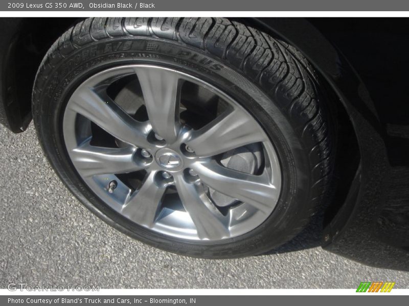 Obsidian Black / Black 2009 Lexus GS 350 AWD