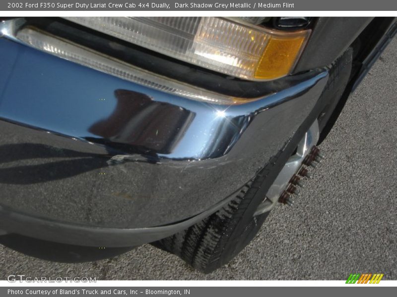Dark Shadow Grey Metallic / Medium Flint 2002 Ford F350 Super Duty Lariat Crew Cab 4x4 Dually
