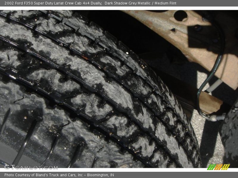 Dark Shadow Grey Metallic / Medium Flint 2002 Ford F350 Super Duty Lariat Crew Cab 4x4 Dually