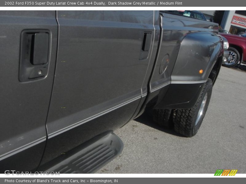 Dark Shadow Grey Metallic / Medium Flint 2002 Ford F350 Super Duty Lariat Crew Cab 4x4 Dually