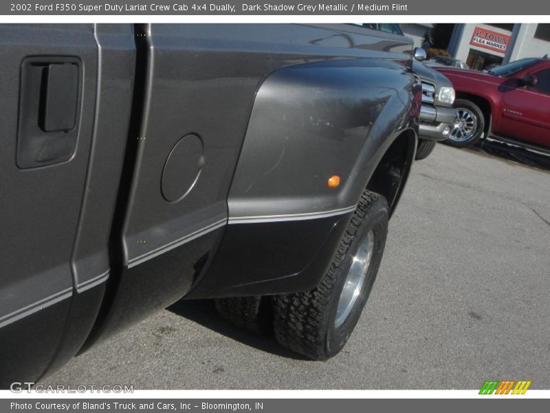 Dark Shadow Grey Metallic / Medium Flint 2002 Ford F350 Super Duty Lariat Crew Cab 4x4 Dually