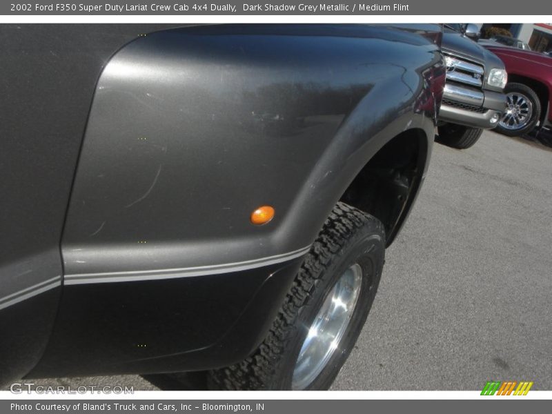 Dark Shadow Grey Metallic / Medium Flint 2002 Ford F350 Super Duty Lariat Crew Cab 4x4 Dually