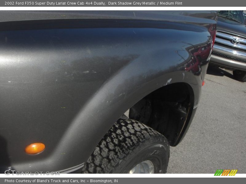 Dark Shadow Grey Metallic / Medium Flint 2002 Ford F350 Super Duty Lariat Crew Cab 4x4 Dually