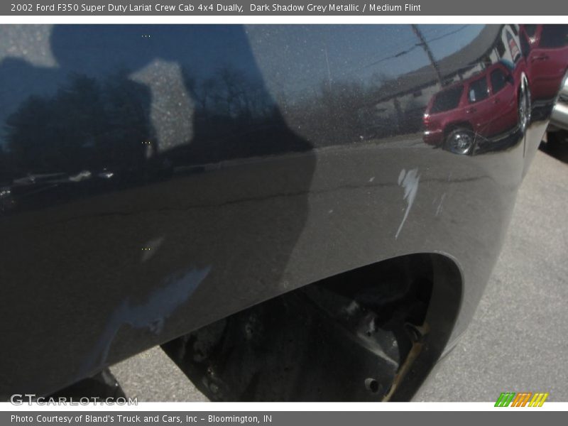 Dark Shadow Grey Metallic / Medium Flint 2002 Ford F350 Super Duty Lariat Crew Cab 4x4 Dually