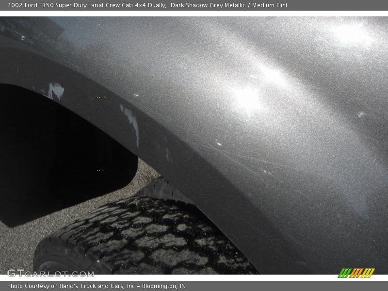 Dark Shadow Grey Metallic / Medium Flint 2002 Ford F350 Super Duty Lariat Crew Cab 4x4 Dually