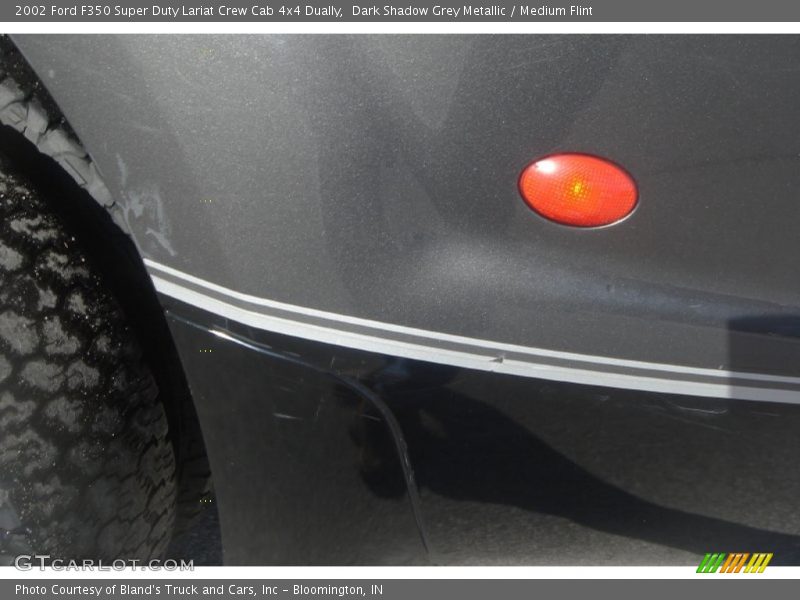 Dark Shadow Grey Metallic / Medium Flint 2002 Ford F350 Super Duty Lariat Crew Cab 4x4 Dually