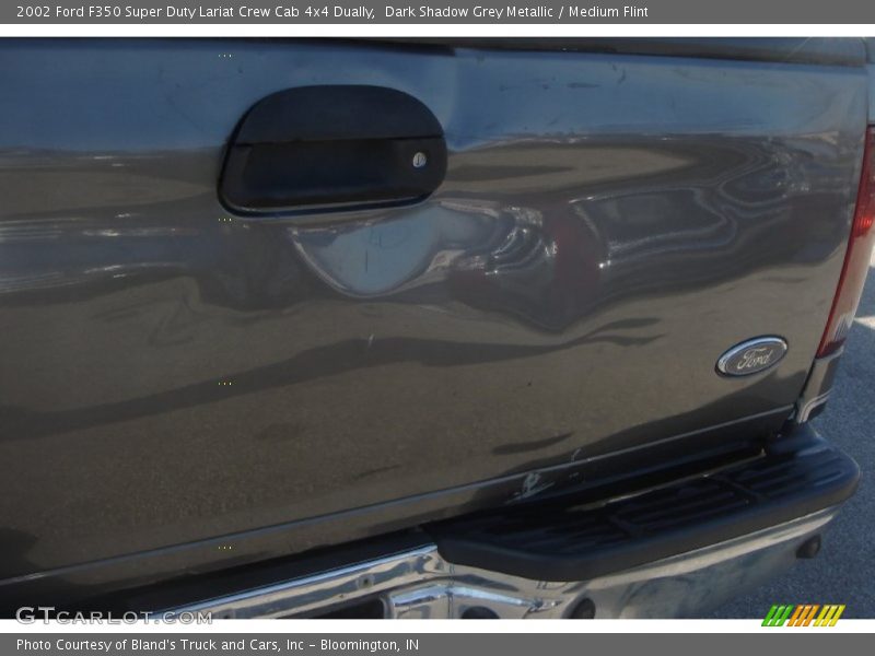 Dark Shadow Grey Metallic / Medium Flint 2002 Ford F350 Super Duty Lariat Crew Cab 4x4 Dually