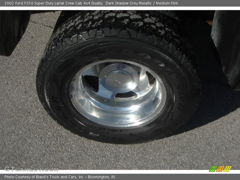 Dark Shadow Grey Metallic / Medium Flint 2002 Ford F350 Super Duty Lariat Crew Cab 4x4 Dually