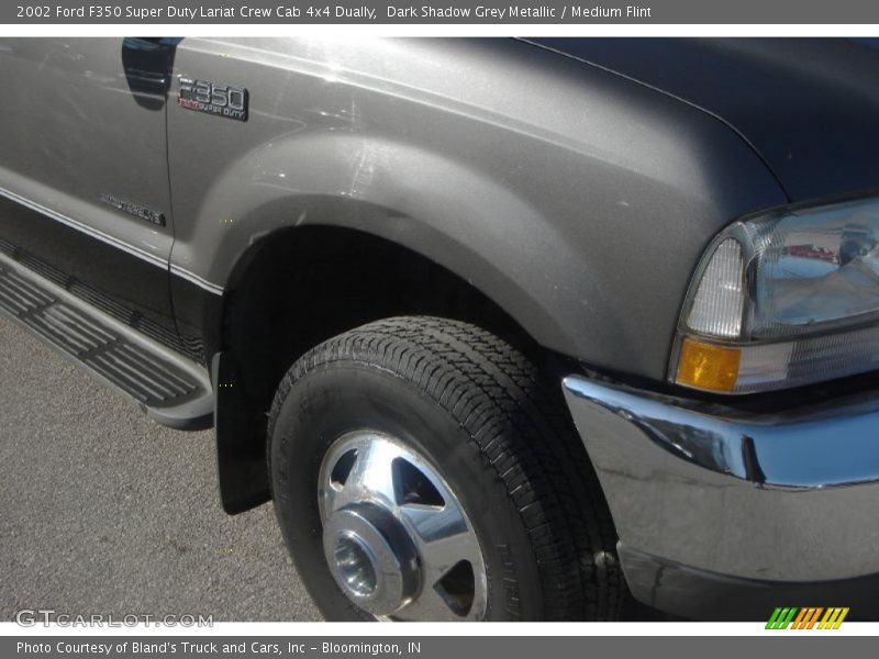 Dark Shadow Grey Metallic / Medium Flint 2002 Ford F350 Super Duty Lariat Crew Cab 4x4 Dually