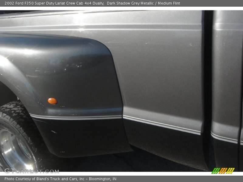 Dark Shadow Grey Metallic / Medium Flint 2002 Ford F350 Super Duty Lariat Crew Cab 4x4 Dually