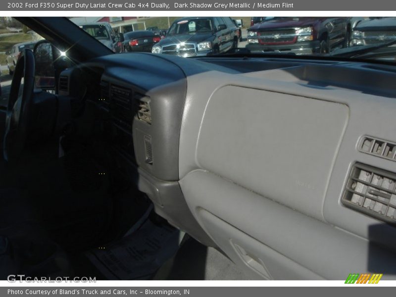 Dark Shadow Grey Metallic / Medium Flint 2002 Ford F350 Super Duty Lariat Crew Cab 4x4 Dually