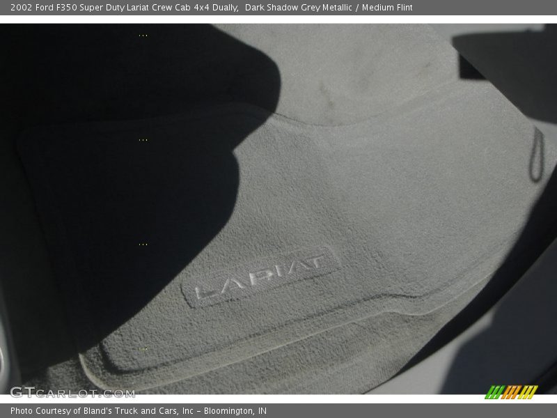 Dark Shadow Grey Metallic / Medium Flint 2002 Ford F350 Super Duty Lariat Crew Cab 4x4 Dually