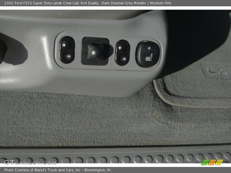 Dark Shadow Grey Metallic / Medium Flint 2002 Ford F350 Super Duty Lariat Crew Cab 4x4 Dually