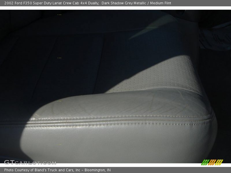 Dark Shadow Grey Metallic / Medium Flint 2002 Ford F350 Super Duty Lariat Crew Cab 4x4 Dually