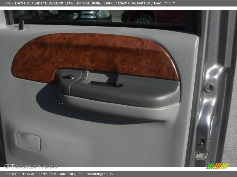 Dark Shadow Grey Metallic / Medium Flint 2002 Ford F350 Super Duty Lariat Crew Cab 4x4 Dually