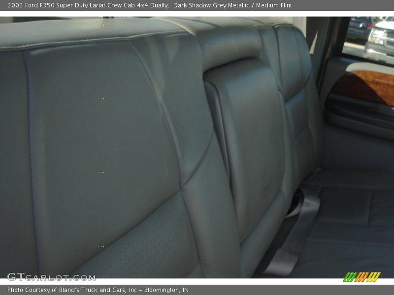 Dark Shadow Grey Metallic / Medium Flint 2002 Ford F350 Super Duty Lariat Crew Cab 4x4 Dually