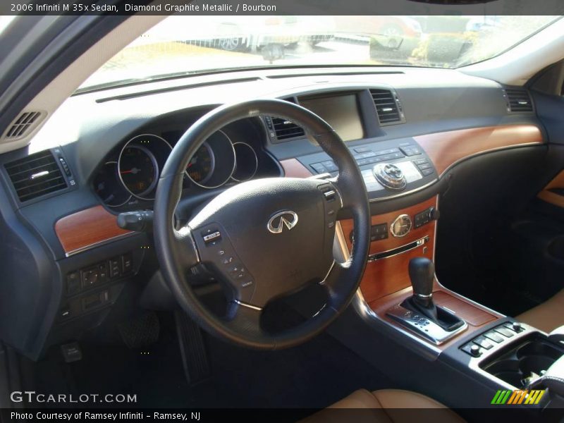 Diamond Graphite Metallic / Bourbon 2006 Infiniti M 35x Sedan