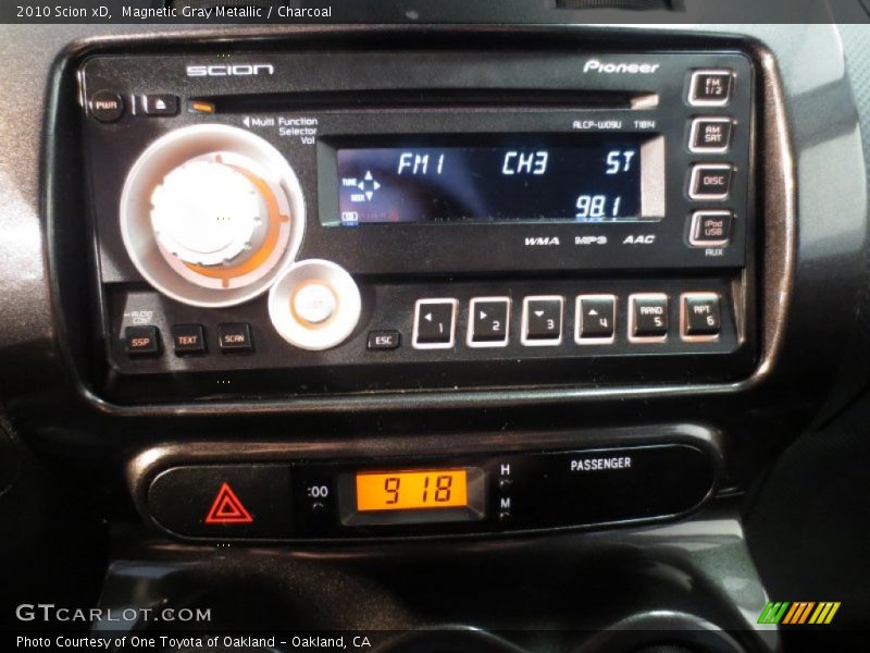 Magnetic Gray Metallic / Charcoal 2010 Scion xD