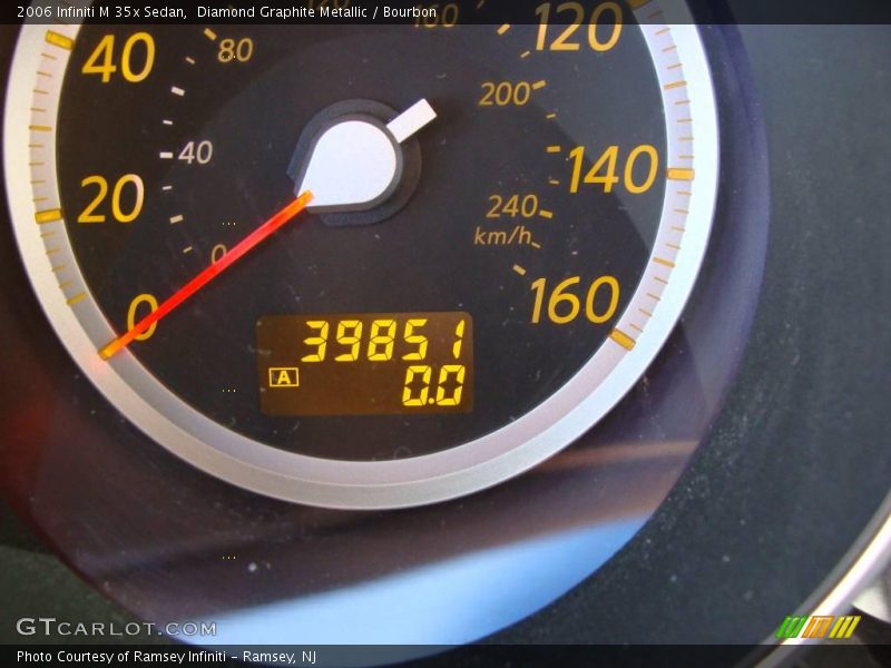 Diamond Graphite Metallic / Bourbon 2006 Infiniti M 35x Sedan