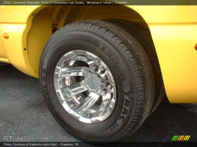 Wheatland Yellow / Graphite 2002 Chevrolet Silverado 3500 LT Extended Cab Dually