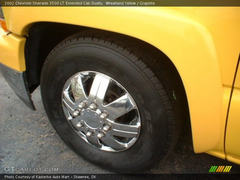Wheatland Yellow / Graphite 2002 Chevrolet Silverado 3500 LT Extended Cab Dually