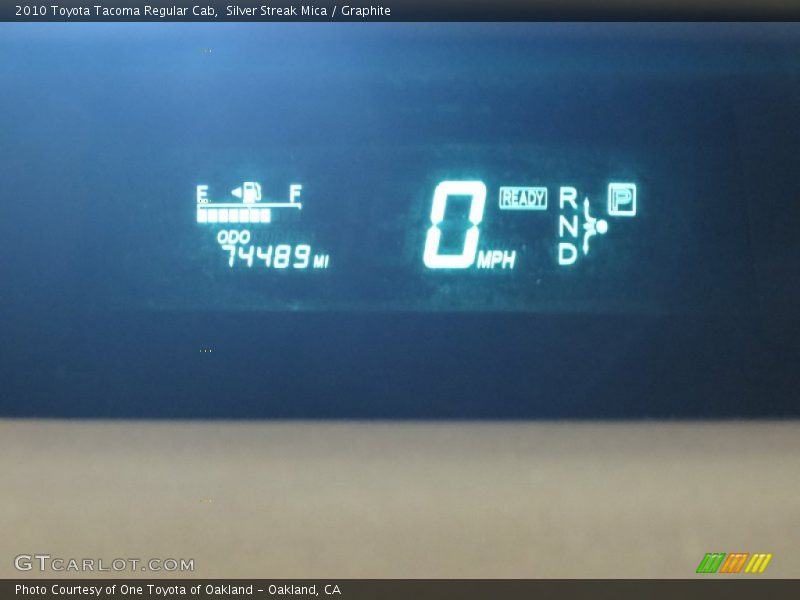 Silver Streak Mica / Graphite 2010 Toyota Tacoma Regular Cab