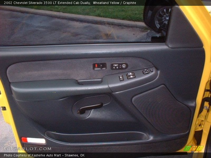 Wheatland Yellow / Graphite 2002 Chevrolet Silverado 3500 LT Extended Cab Dually