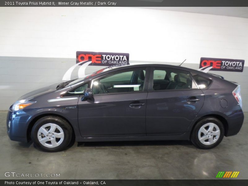 Winter Gray Metallic / Dark Gray 2011 Toyota Prius Hybrid II