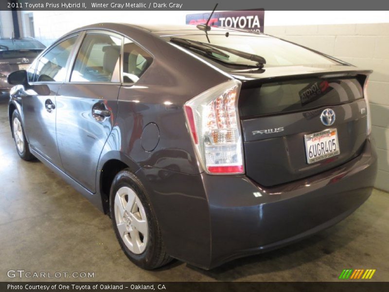 Winter Gray Metallic / Dark Gray 2011 Toyota Prius Hybrid II