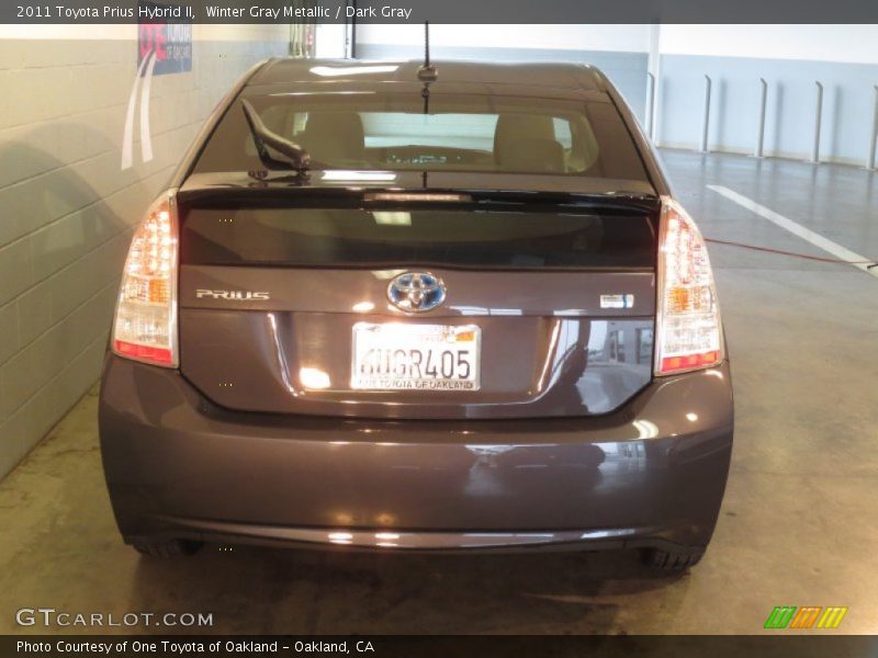 Winter Gray Metallic / Dark Gray 2011 Toyota Prius Hybrid II