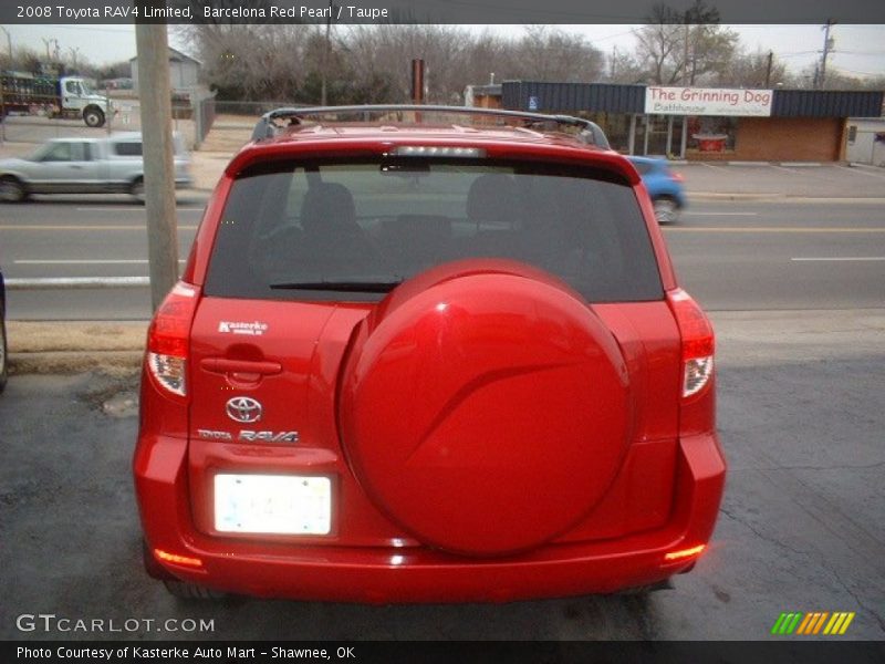 Barcelona Red Pearl / Taupe 2008 Toyota RAV4 Limited