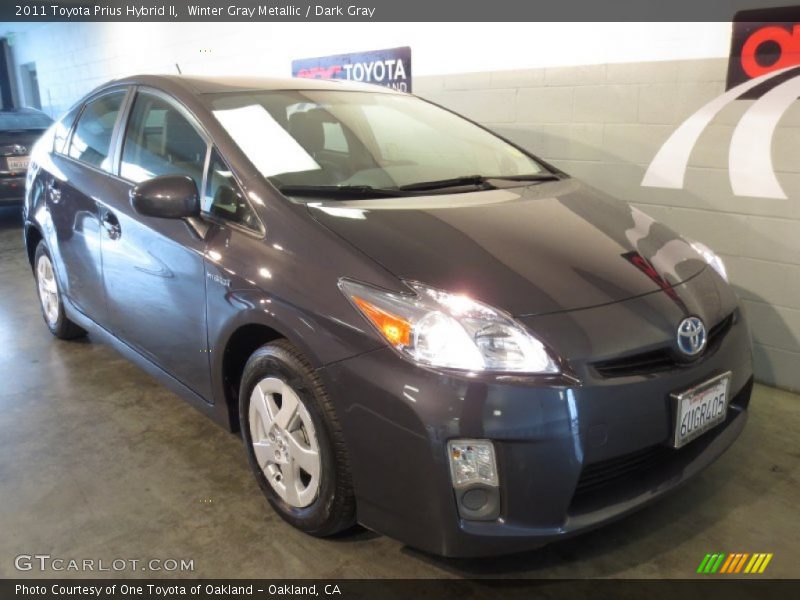 Winter Gray Metallic / Dark Gray 2011 Toyota Prius Hybrid II