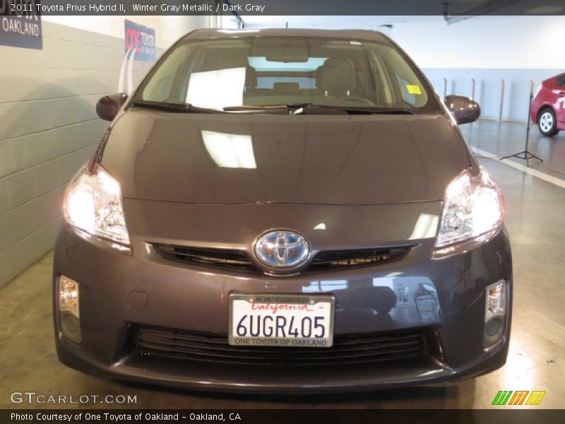 Winter Gray Metallic / Dark Gray 2011 Toyota Prius Hybrid II